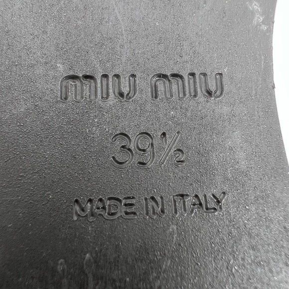 MIU MIU Cork Brown Wedge Platform Sandals Size 39 1/2 Women’s - Picture 2 of 14